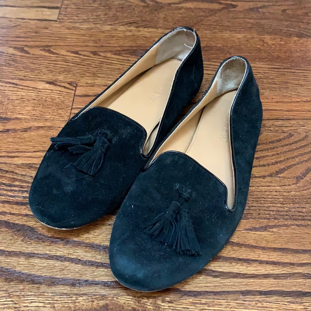 JCREW Suede smoking slipper loafer (6)